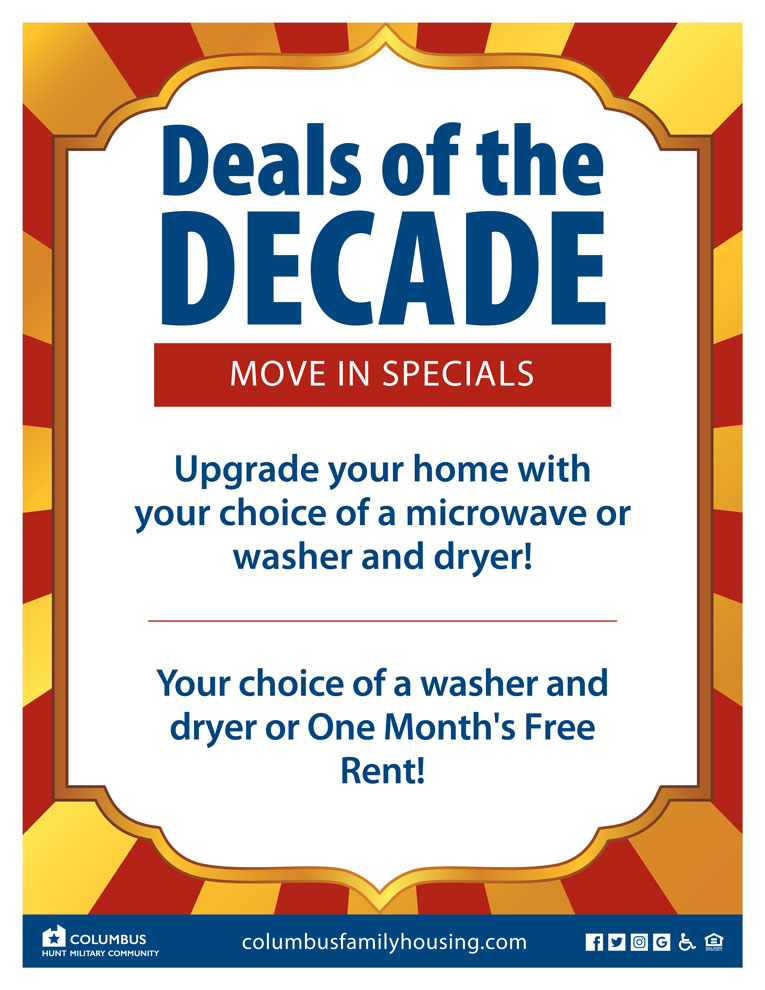 Move In Specials